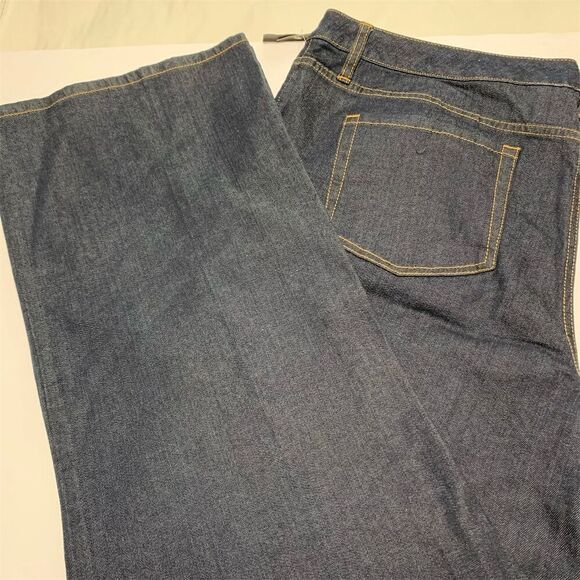 Liz Claiborne Women's Plus Size 22 Bootcut Jeans Dark Blue Denim - Picture 15 of 16